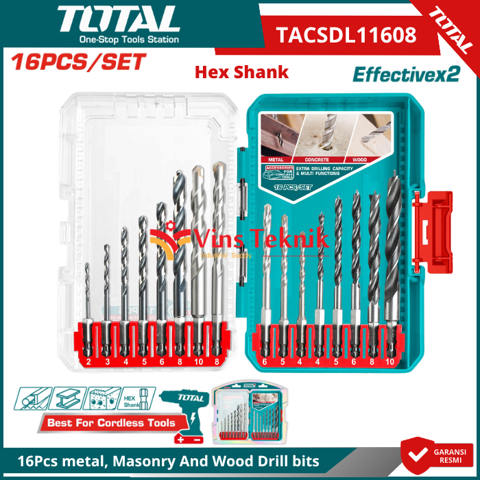 3 Pcs Set Tang Listrik Cr-V TOTAL THT2K0302