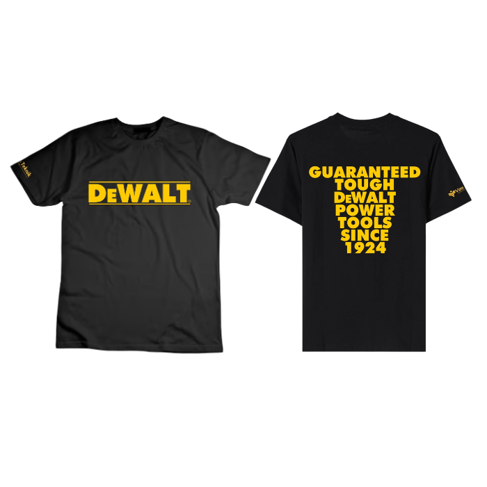 Promo Free T-shirt DEWALT