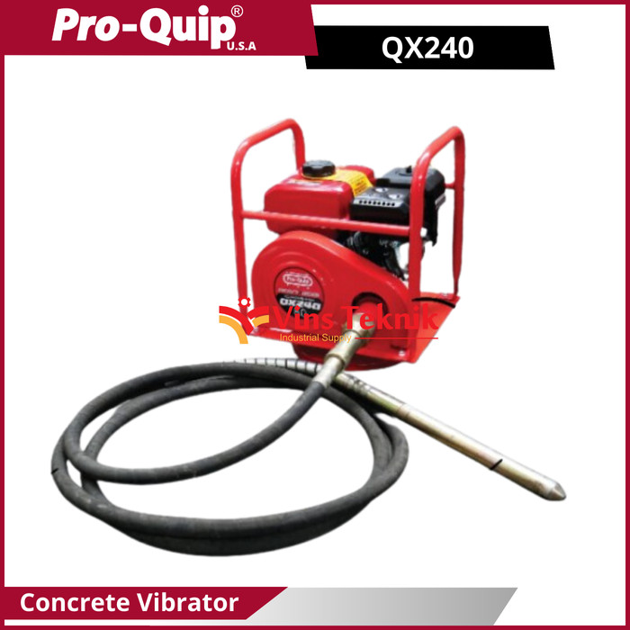 Alat Penggetar Beton Concrete Vibrator Frame Hose ProQuip QX240 Alat Penggetar Beton Concrete Vibrator Frame Hose ProQuip QX240