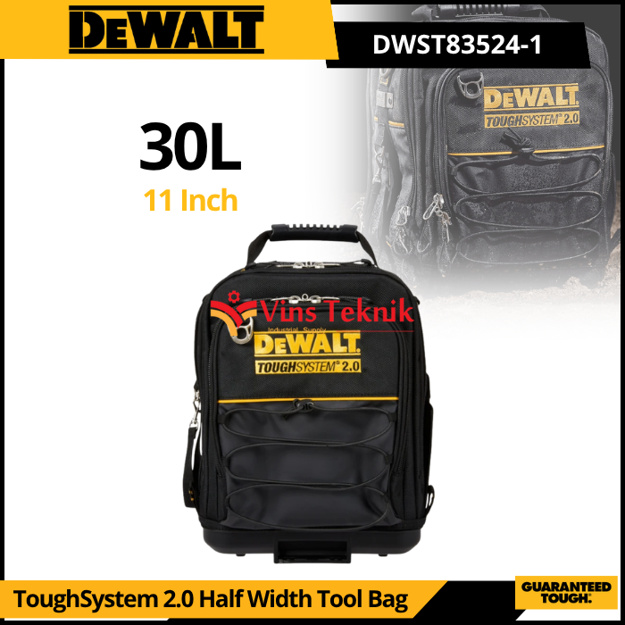 DEWALT DWST83524-1 Tas Alat Tas Perkakas Tool Bag Toughsystem 2.0 Half With Bag DWST 83524 1