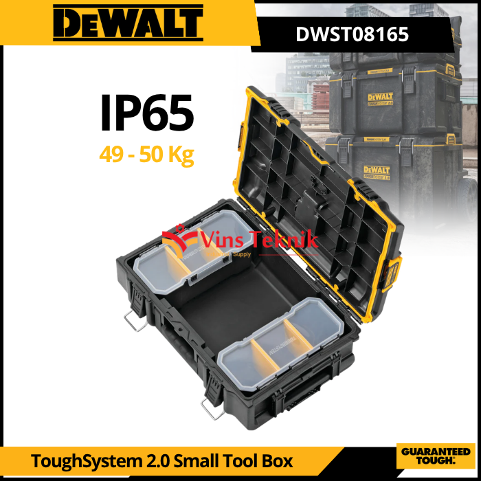 DEWALT DWST08165 ToolBox Tool Box Kotak Alat Perkakas Toughsystem 2.0 DWST 08165