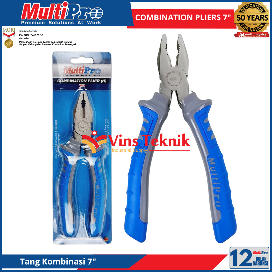 3 Pcs Set Tang Listrik Cr-V TOTAL THT2K0302