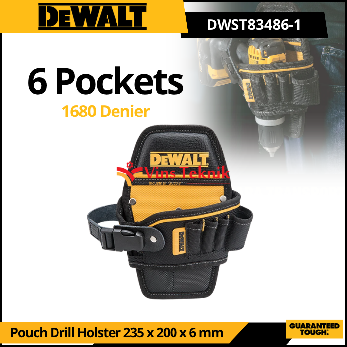 DEWALT DWST83486-1 Tas Pinggang Tas alat Bor Pouch Drill Holster 235 x 200 x 6 mm DWST 83486 1