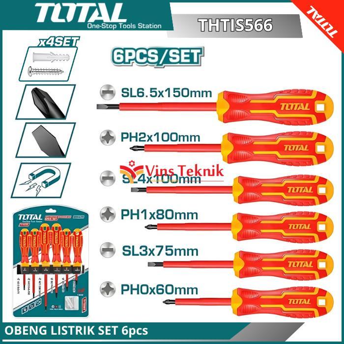 3 Pcs Set Tang Listrik Cr-V TOTAL THT2K0302